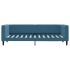 Sofá cama sin colchón terciopelo azul 80x200