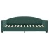 Sofá cama sin colchón terciopelo verde oscuro 100x200