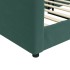 Sofá cama sin colchón terciopelo verde oscuro 100x200