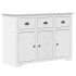 Aparador BODO madera maciza de pino blanco 115,5x44x80