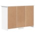 Aparador BODO madera maciza de pino blanco 115,5x44x80