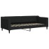 Sofá cama sin colchón tela negro 80x200