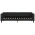 Sofá cama sin colchón tela negro 80x200