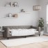 Sofá cama sin colchón tela taupe 90x200