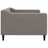 Sofá cama sin colchón tela taupe 90x200