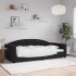 Sofá cama sin colchón terciopelo negro 100x200