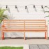 Banco de jardín madera maciza abeto de Douglas 203,5x48x91,5