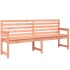 Banco de jardín madera maciza abeto de Douglas 203,5x48x91,5