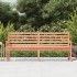 Banco de jardín madera maciza abeto de Douglas 203,5x48x91,5