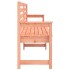 Banco de jardín madera maciza abeto de Douglas 203,5x48x91,5
