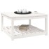Mesa de jardín madera maciza pino blanco 82,5x82,5x45
