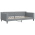 Sofá cama sin colchón tela gris claro 100x200