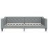 Sofá cama sin colchón tela gris claro 100x200