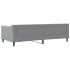 Sofá cama sin colchón tela gris claro 100x200