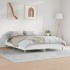 Cama sin colchón blanca 180x200 cm madera de
