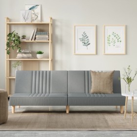 Sofá cama tela gris