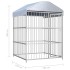 Perrera de exterior con techo 150x150x200