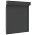 Persiana de aluminio gris antracita 100x130