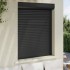 Persiana de aluminio gris antracita 100x130