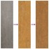 Puerta de jardín acero corten diseño bambú 105x80