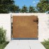 Puerta de jardín acero corten 85x75