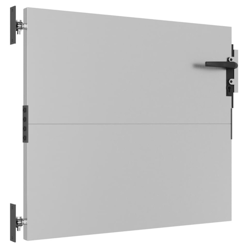 Puerta de jardín acero corten 85x75