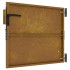 Puerta de jardín acero corten 85x75