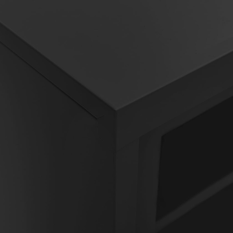 Armario con puerta corredera acero antracita 90x40x90