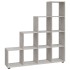 Estantería forma de escalera madera contrachapada gris