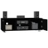Mueble para TV madera contrachapada negro 120x40,5x35