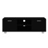 Mueble para TV madera contrachapada negro 120x40,5x35