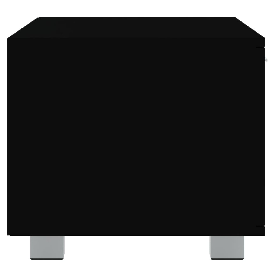 Mueble para TV madera contrachapada negro 120x40,5x35