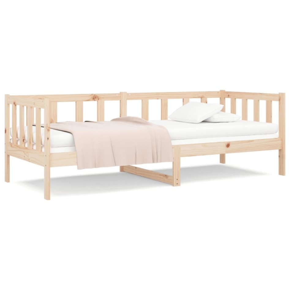 Sofá cama sin colchón madera maciza de pino 80x200