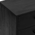 Aparador de madera maciza de pino negro 110x35x70