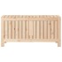 Caja de almacenaje jardín madera maciza de pino 108x42,5x54