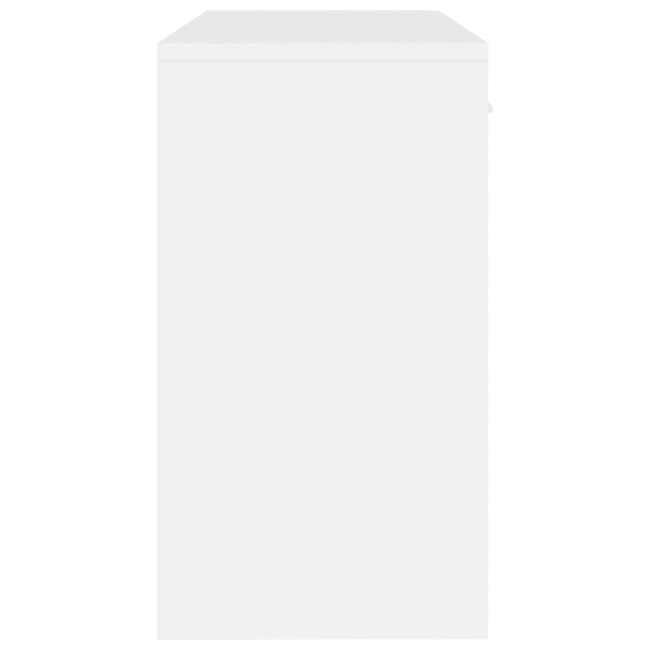 Escritorio con cajón y armario contrachapada 100x40x73