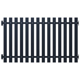 Panel de valla acero recubrimiento polvo antracita 170,5x125