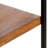 Estantería de 4 niveles 6 cajones madera de mango 122x36x181