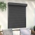 Persiana de aluminio gris antracita 110x130