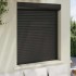 Persiana de aluminio gris antracita 110x130