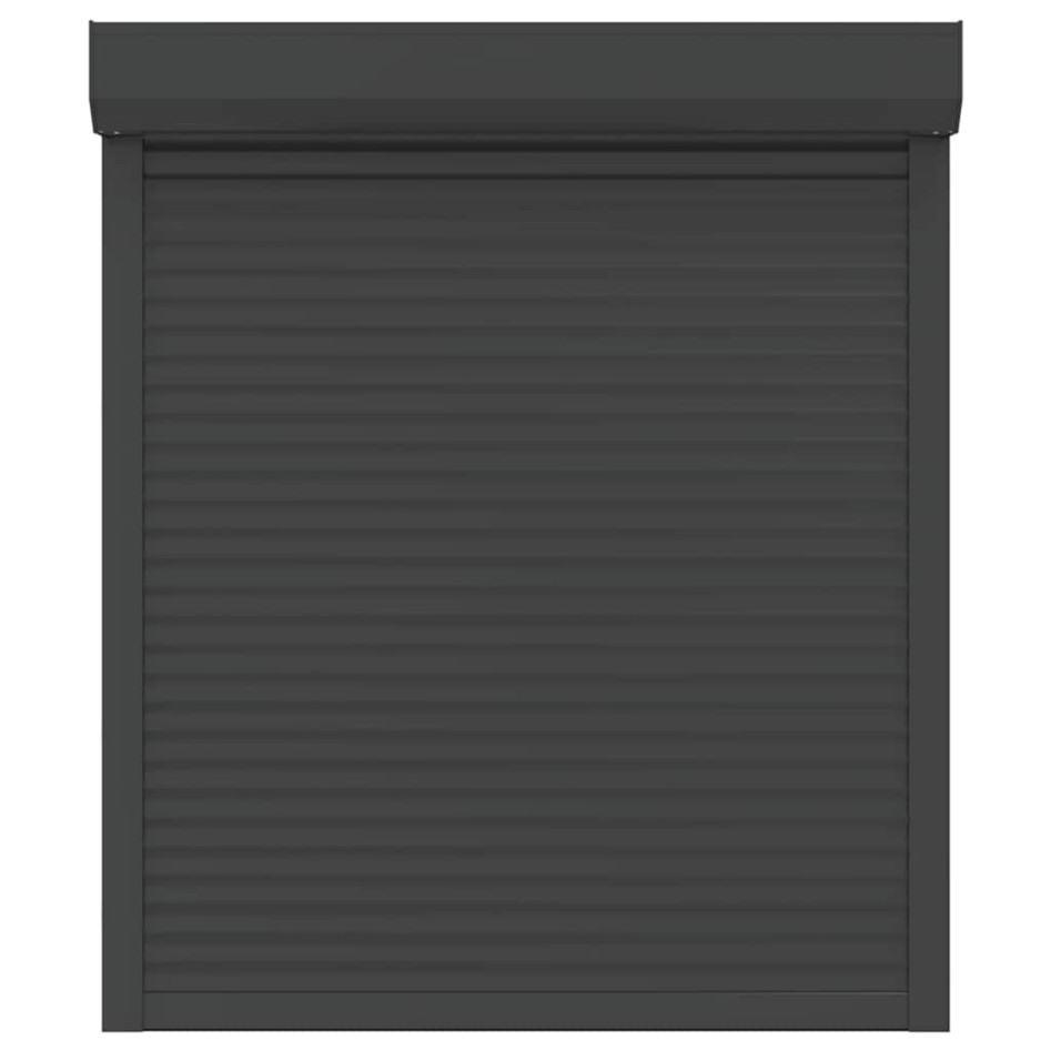 Persiana de aluminio gris antracita 110x130