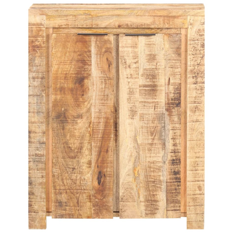 Aparador de madera de mango rugosa 59x33x75