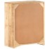 Aparador de madera de mango rugosa 59x33x75