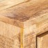 Aparador de madera de mango rugosa 59x33x75