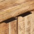 Aparador de madera de mango rugosa 59x33x75