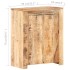 Aparador de madera de mango rugosa 59x33x75