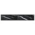 Mesa consola vidrio templado mármol negro 200x35x75,5