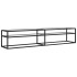 Mueble para TV vidrio templado transparente 200x40x40,5
