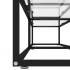 Mueble para TV vidrio templado transparente 200x40x40,5