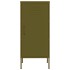 Armario de almacenamiento acero verde oliva 42,5x35x101,5
